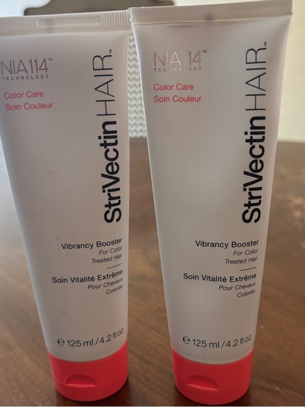 StriVectin Hair Vibrancy Booster for color treated hair, set of two.